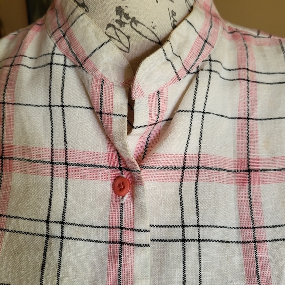 West End women's Chinese collar blouse - Picture 2 of 5